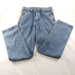 Rustler Regular Fit Straight Leg Blue Denim Jeans Mens 29x30 87619SW Medium Wash
